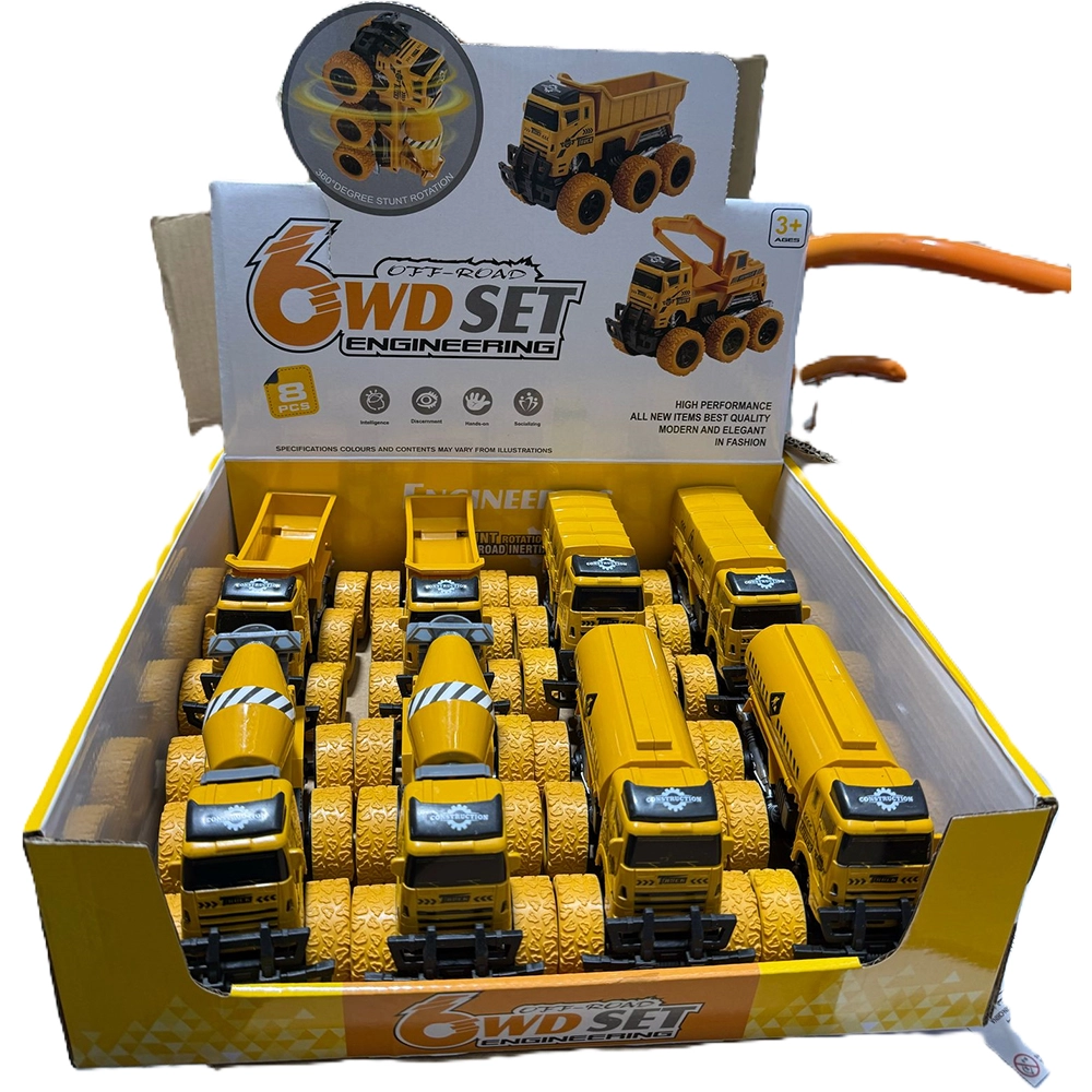 Engineering Truck Toy (Pack of 8)