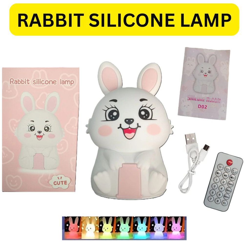 Pat Pat Remote Control Rabbit Silicone Lamp