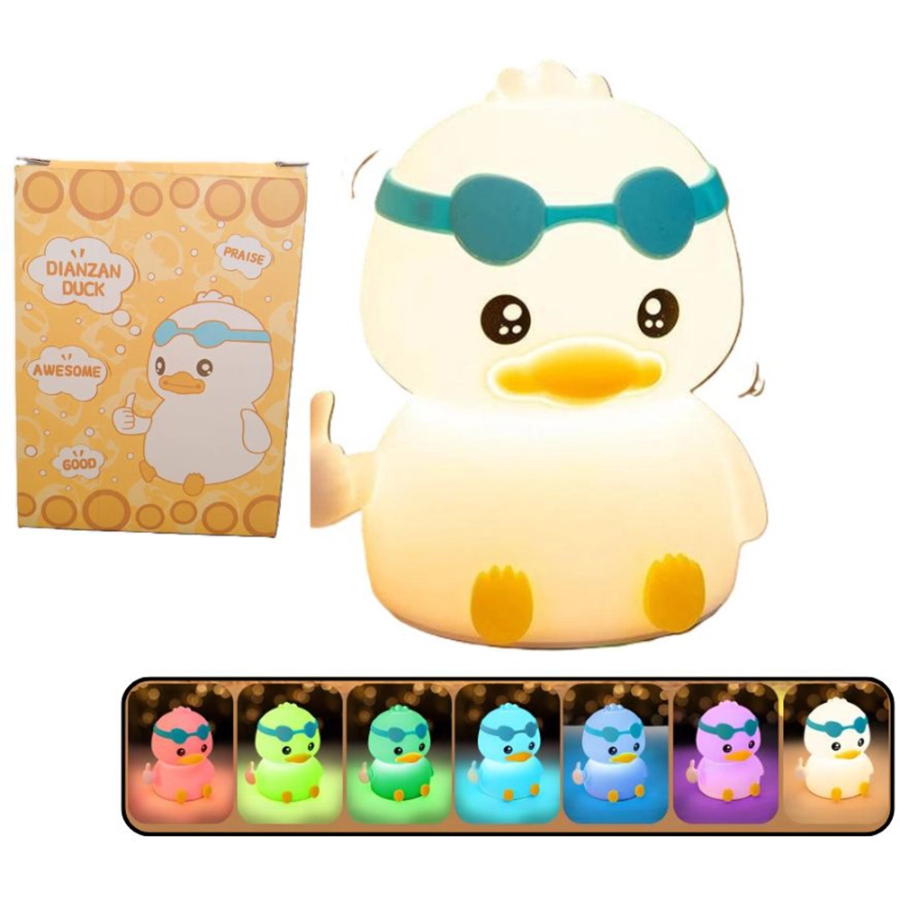 Pat Pat Remote Control Duck Silicone Lamp