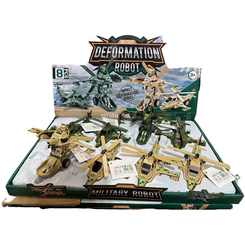 Transformer Military Robot (Pack of 8)