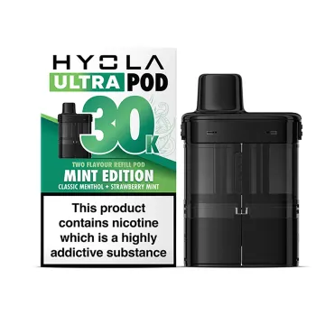 Hyola Ultra 30,000 Puffs Prefilled Pods Mint Edition(Classic Menthol & Strawberry Mint)