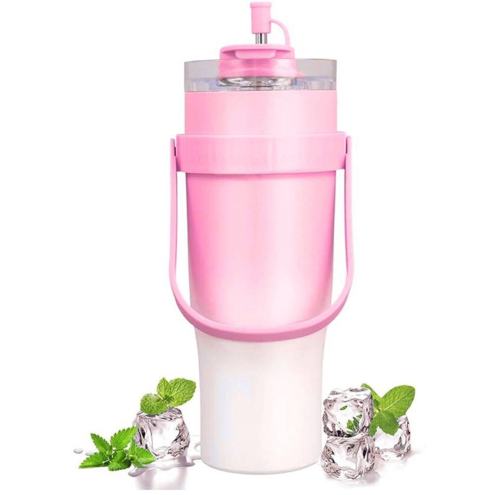 Tumbler Cup 1500ml With Phone Holder Pink