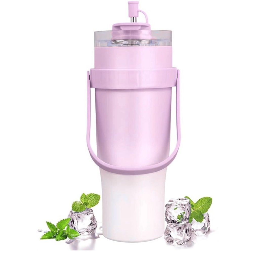 Tumbler Cup 1500ml With Phone Holder Purple