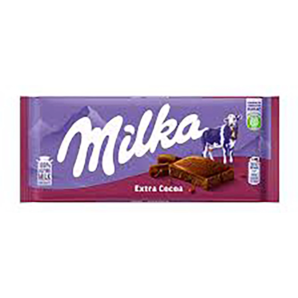 Milka Chocolate 90g Dark Extra Cocoa (Pack of 25)