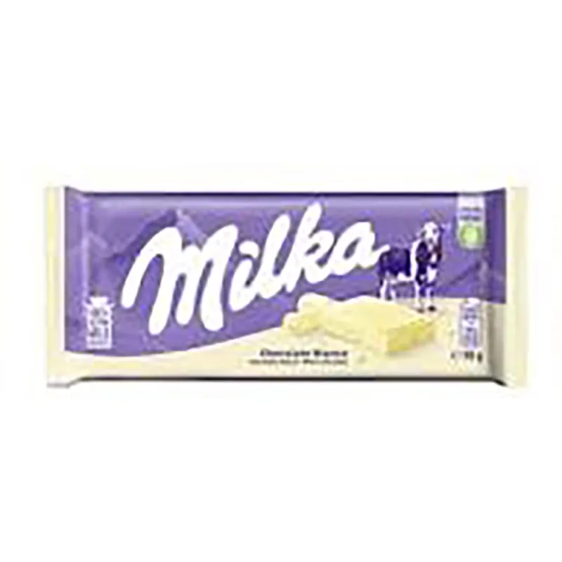 Milka Chocolate 90g White (Pack of 24)