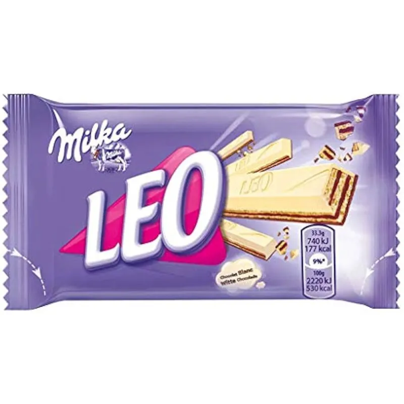 Milka Bar Leo White 33.5g (Pack of 32)
