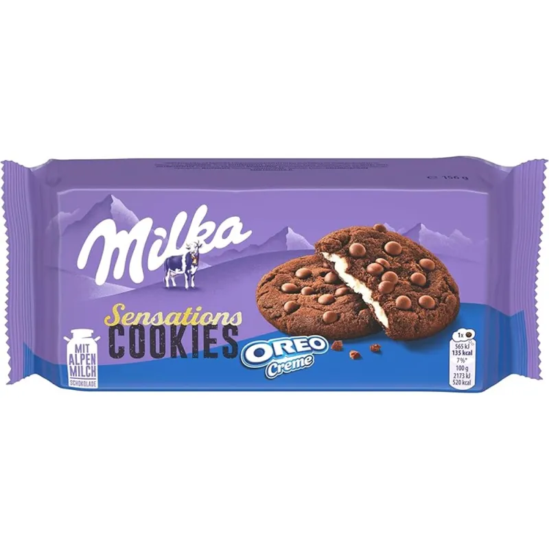 Milka Biscuit 156g Sensations Oreo (Pack of 12)