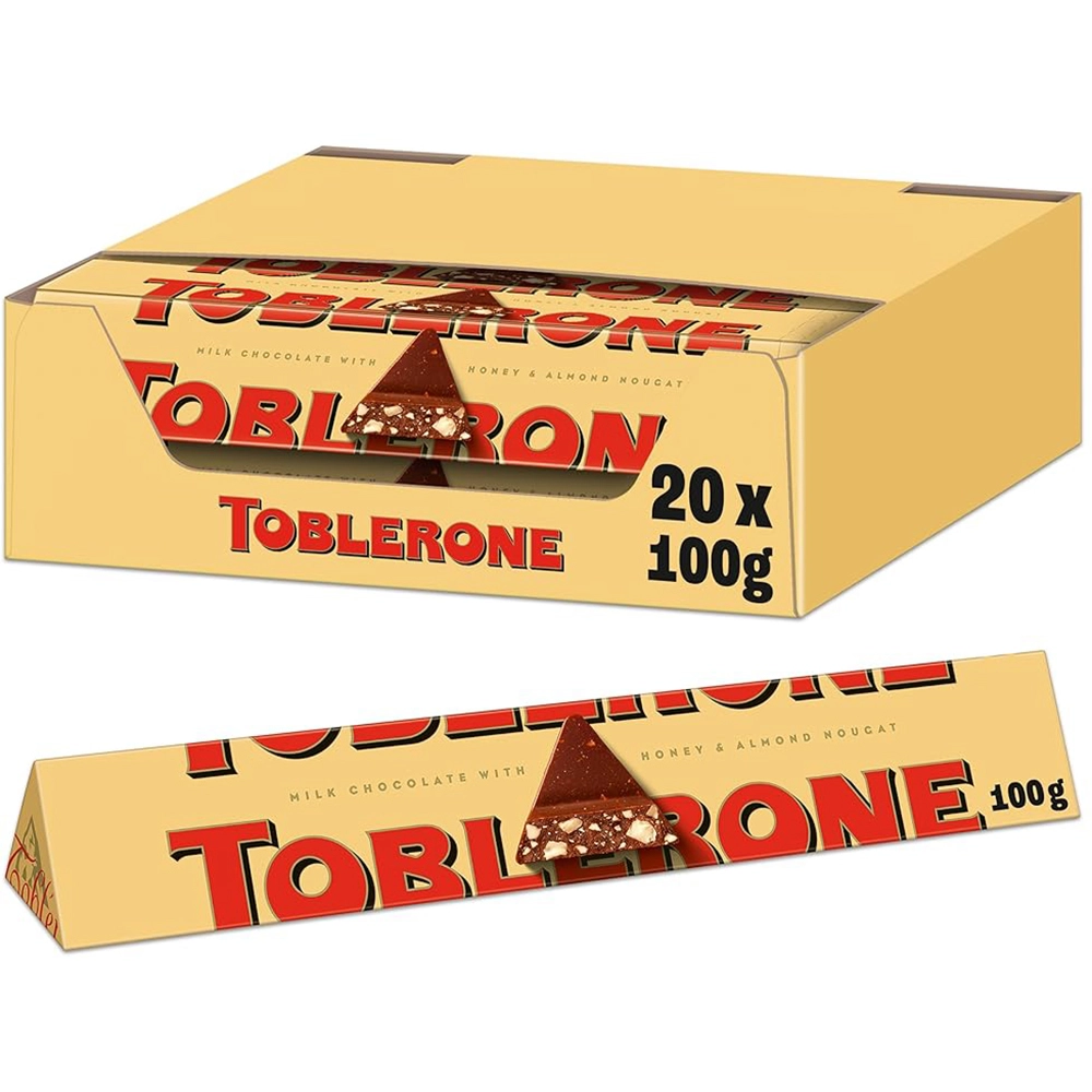 Toblerone 100g Crunchy Almond (Pack of 20)