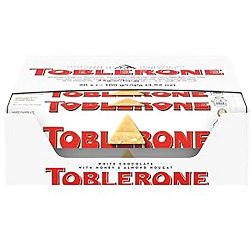 Toblerone 100g White (Pack of 20)
