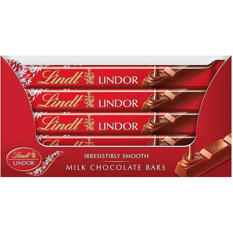 Lindt Lindor Milk Stick 38g (Pack of 24)