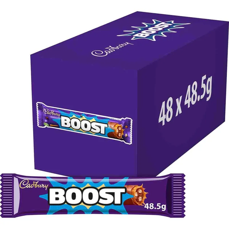 Cadbury Boost Bar 48.5g (Pack of 48)
