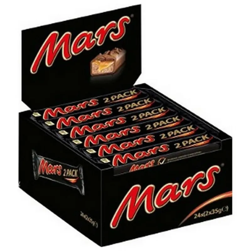 Mars 2-Pack 70g (Pack of 24)