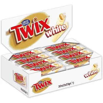 Twix 46g White (Pack of 32)