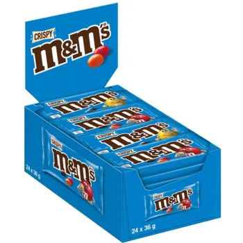 M & M 's 36g Crispy Blue (Pack of 24)