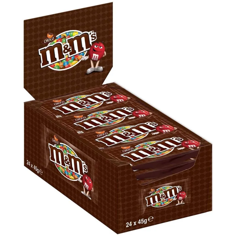 M & M 's 45g Chocolate Brown (Pack of 24)