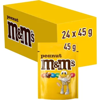 M & M 's 45g Peanut Yellow (Pack of 36)
