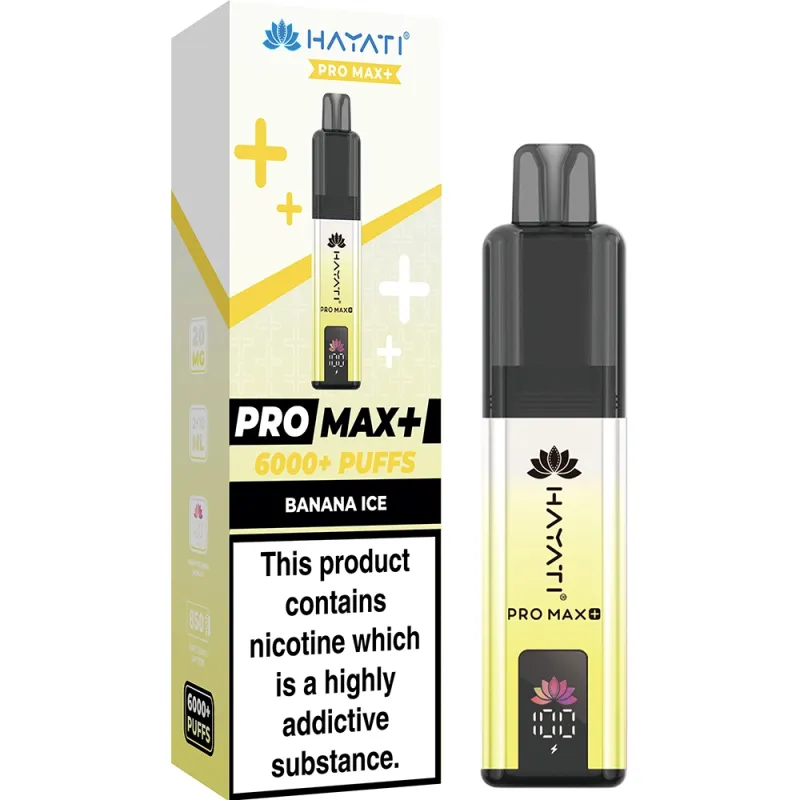 Hayati 6,000 Puffs Kits Banana Ice