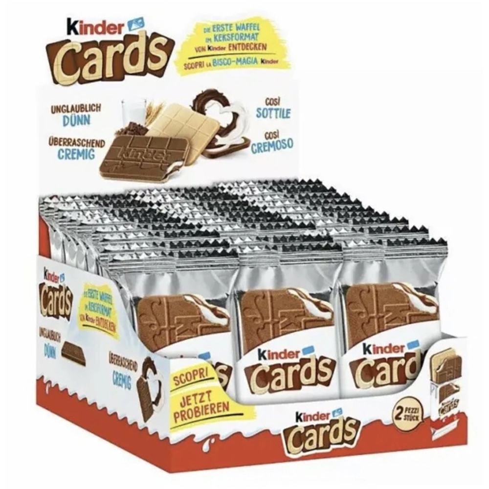 Kinder Cards 25.6g T2 (Pack of 30)