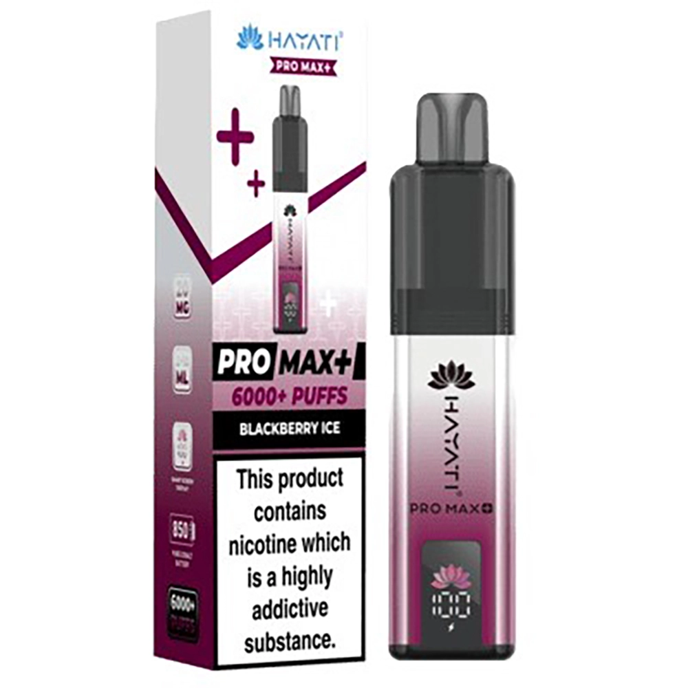 Hayati 6,000 Puffs Kits Blackberry Ice 