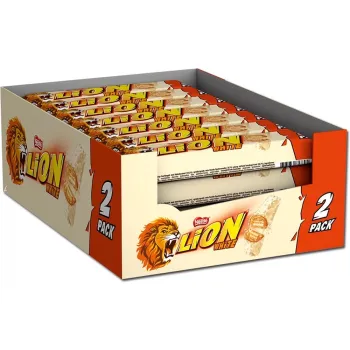 Lion 2 Pack 60g White (Pack of 30)