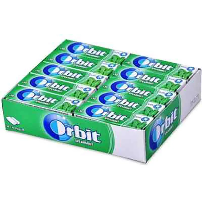 Orbit 10 Pieces Sugar Free Gum Spearmint (Pack of 30)