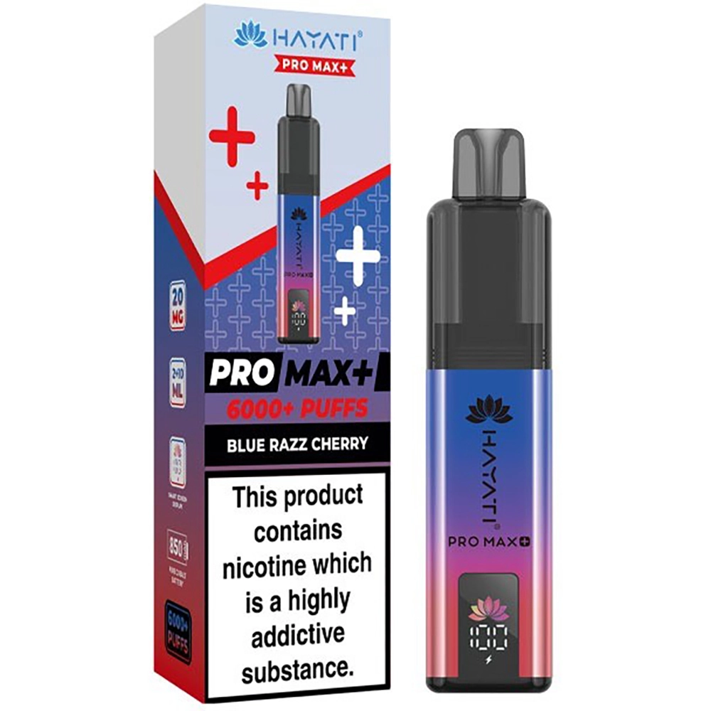 Hayati 6,000 Puffs Kits Blue Razz Cherry