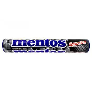 Mentos Liquorice Mint 37g (Pack of 40)