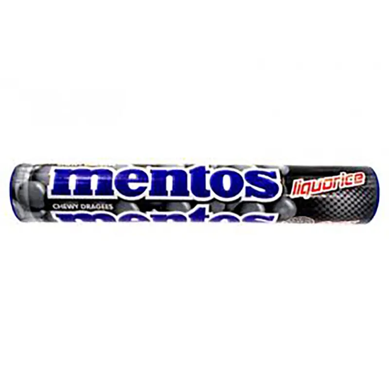 Mentos Liquorice Mint 37g (Pack of 40)