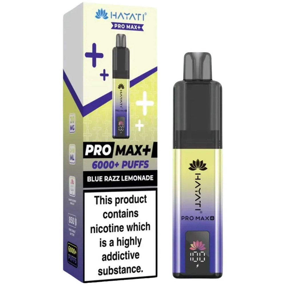 Hayati 6,000 Puffs Kits Blue Razz Lemonade