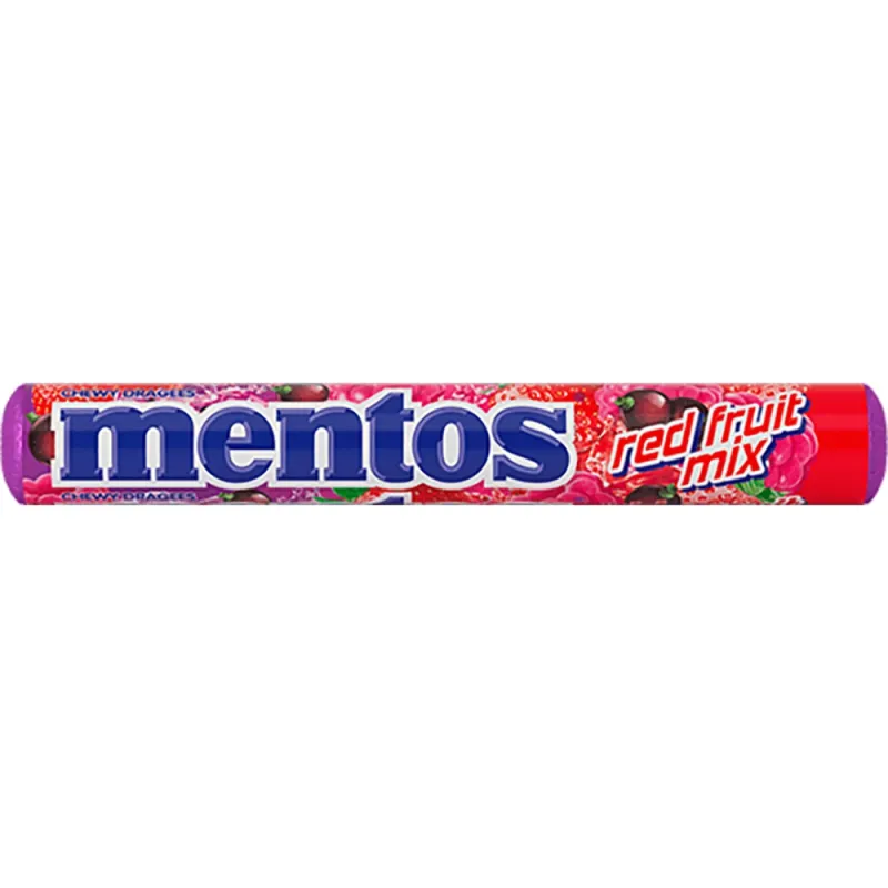 Mentos Red Fruit Mix 37g (Pack of 40)