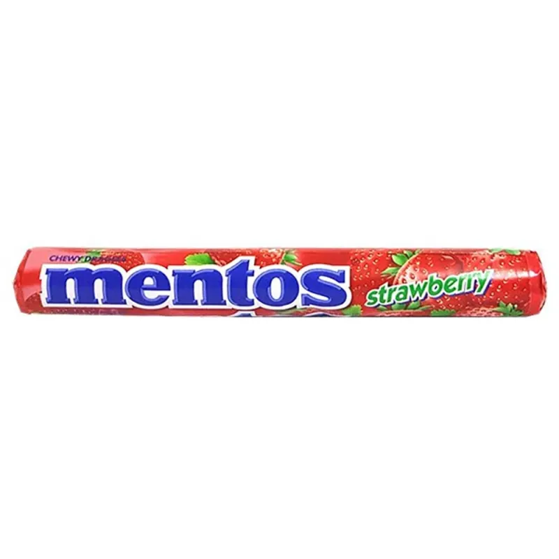 Mentos Strawberry 37g (Pack of 40)