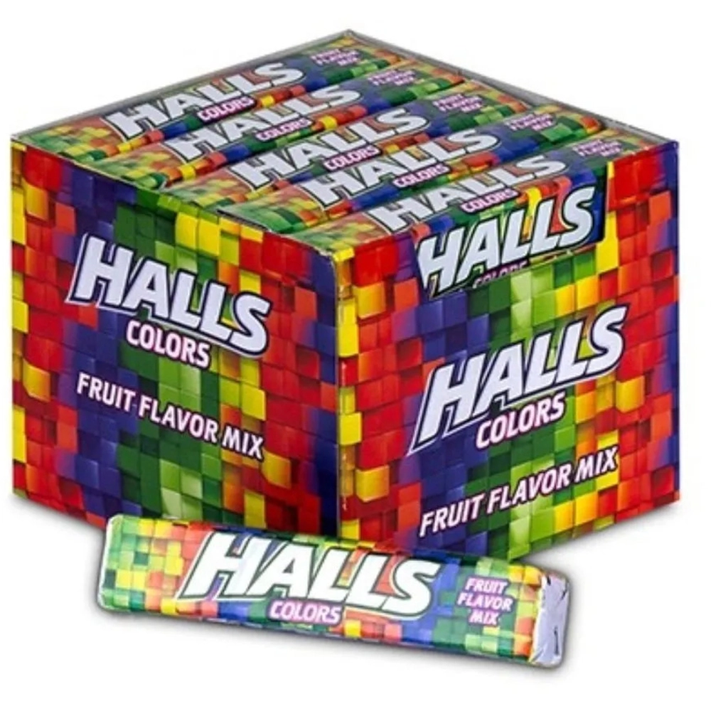 Halls Sugar Free Bubblegum  33.5 Colors (Pack of 20)