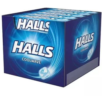 Halls Sugar Free Bubblegum 33.5g Coolwave (Pack of 20)