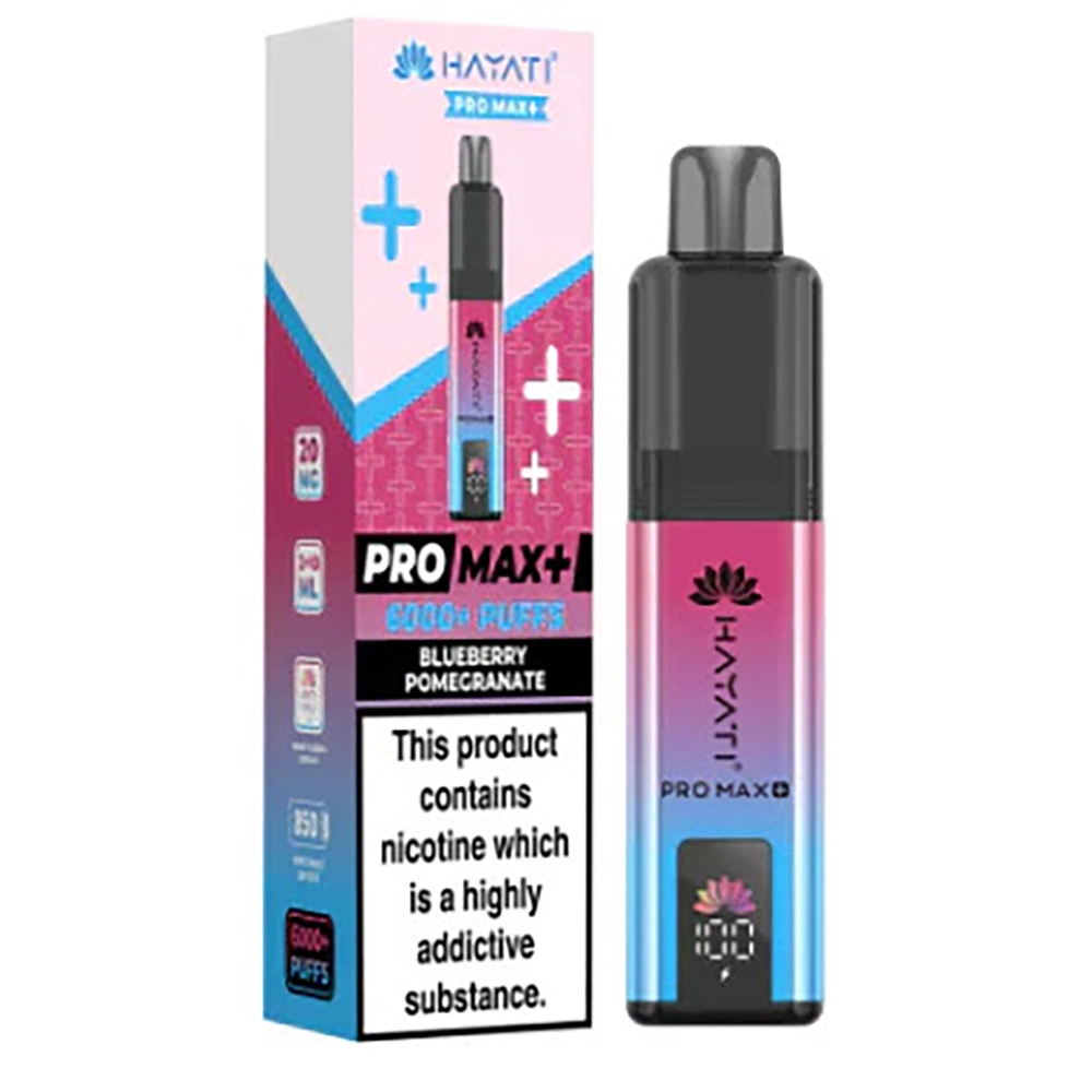 Hayati 6,000 Puffs Kits Blueberry Pomegranate 