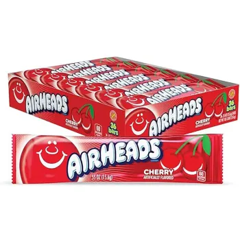 Airheads Cherry Candy Bars (Pack of 36 )