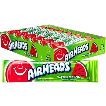 Airheads Watermelon Candy Bars (Pack of 36 )