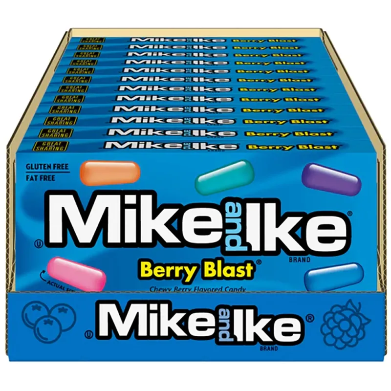 Mike & Ike Berry Blast Flavoured Candy Box (Pack of 12)