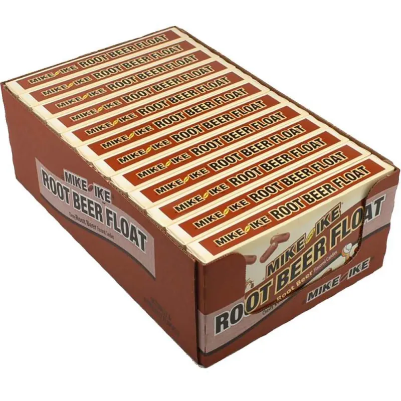 Mike & Ike Root Beer Float Flavoured Candy Box (Pack of 12)