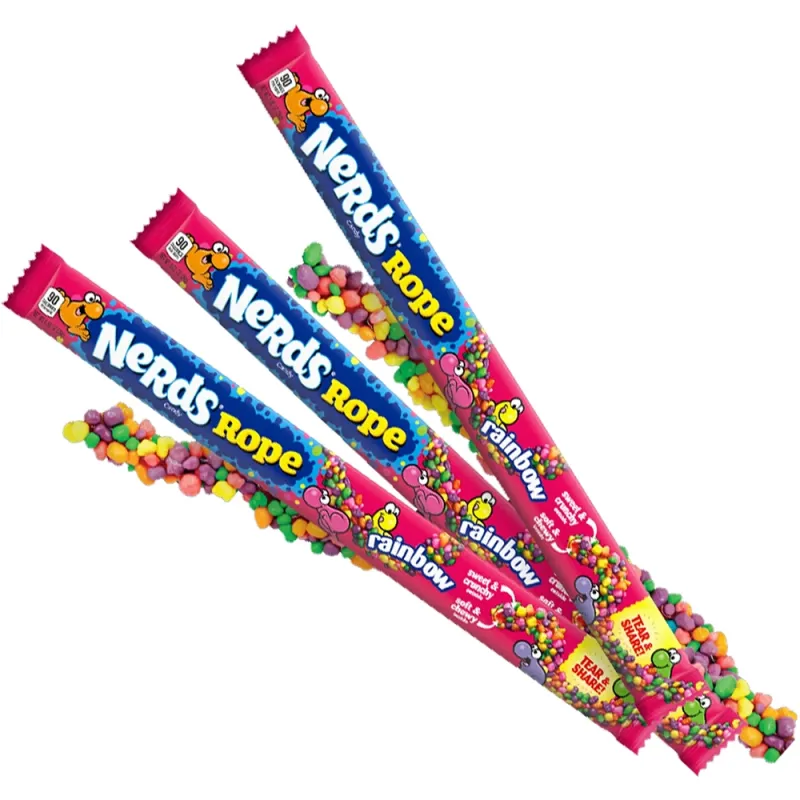 Nerds Candy Rope 26g Rainbow Flavour (Pack of 24)