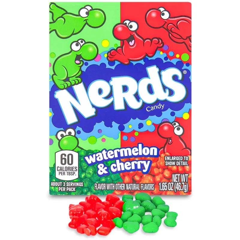 Nerds Watermelon & Wild Cherry Flavoured 46g Candy (Pack of 36)