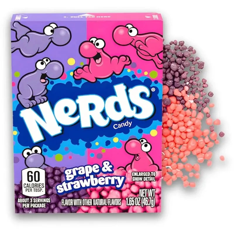 Nerds Grape & Strawberry Flavoured 46g Candy (Pack of 36)