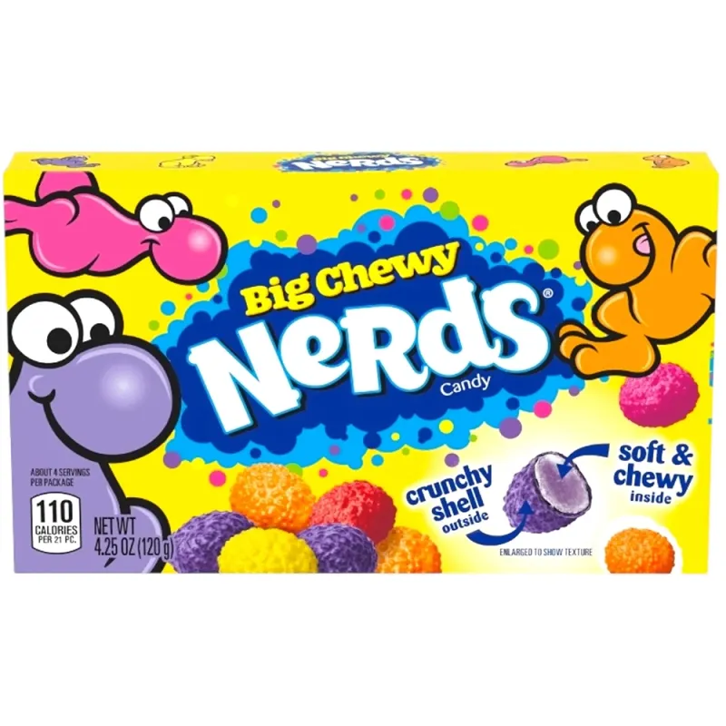 Nerds Big Chewy Candy 4.25OZ (Pack of 12)