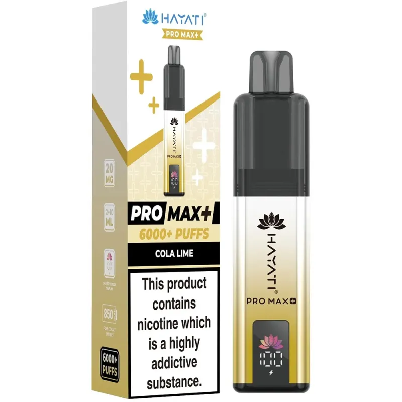 Hayati 6,000 Puffs Kits Cola Lime