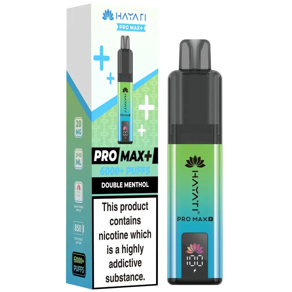 Hayati 6,000 Puffs Kits Double Menthol 