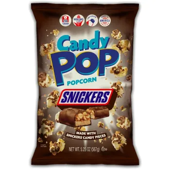 Candy Pop Snickers Popcorn 149g (Pack of 12)