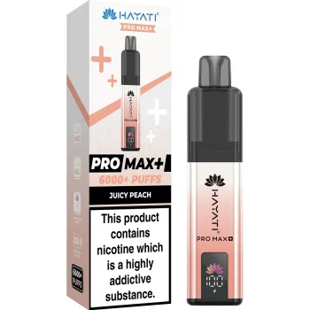 Hayati 6,000 Puffs Kits Juicy Peach