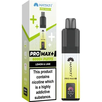 Hayati 6,000 Puffs Kits Lemon & Lime