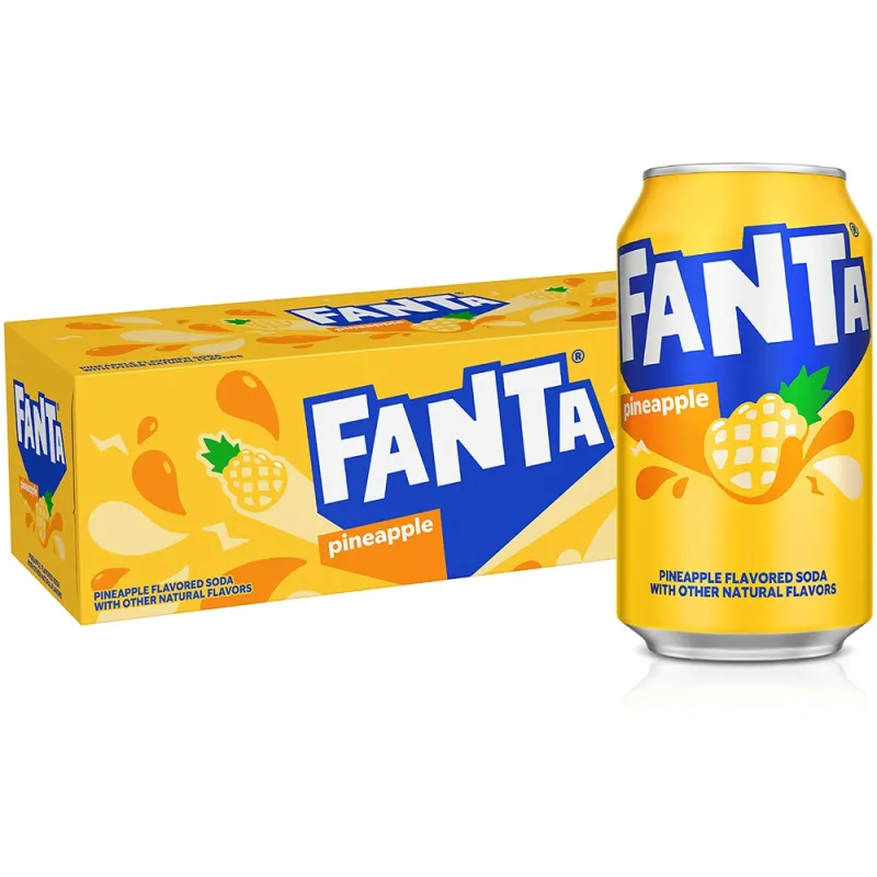 Fanta Pineapple 355ml Can (Pack of 12)