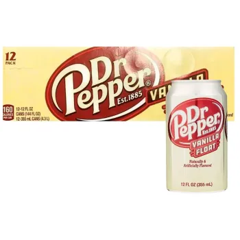 Dr Pepper Vanilla Can 355ml (Pack of 12)