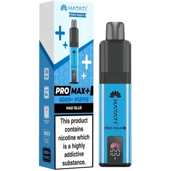 Hayati 6,000 Puffs Kits Mad Blue